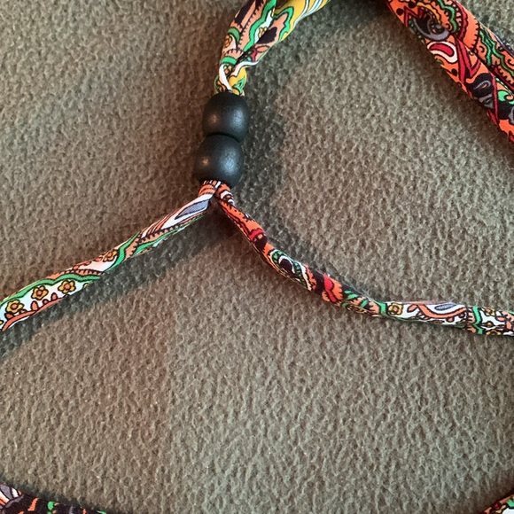 Hypnotik multi color, halter maxi dress. Size medium. - Picture 4 of 5